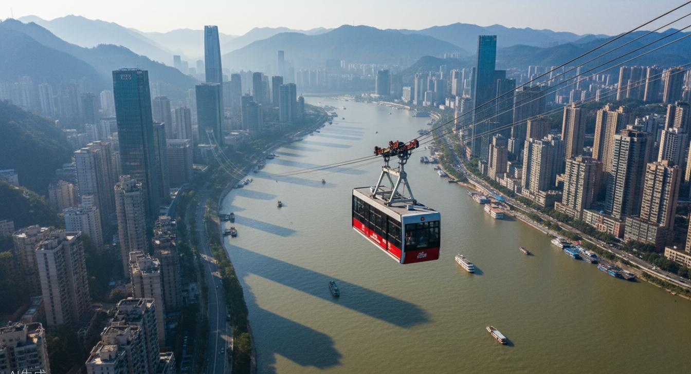 Yangtze Cableway — cross the river the way generations of locals once did