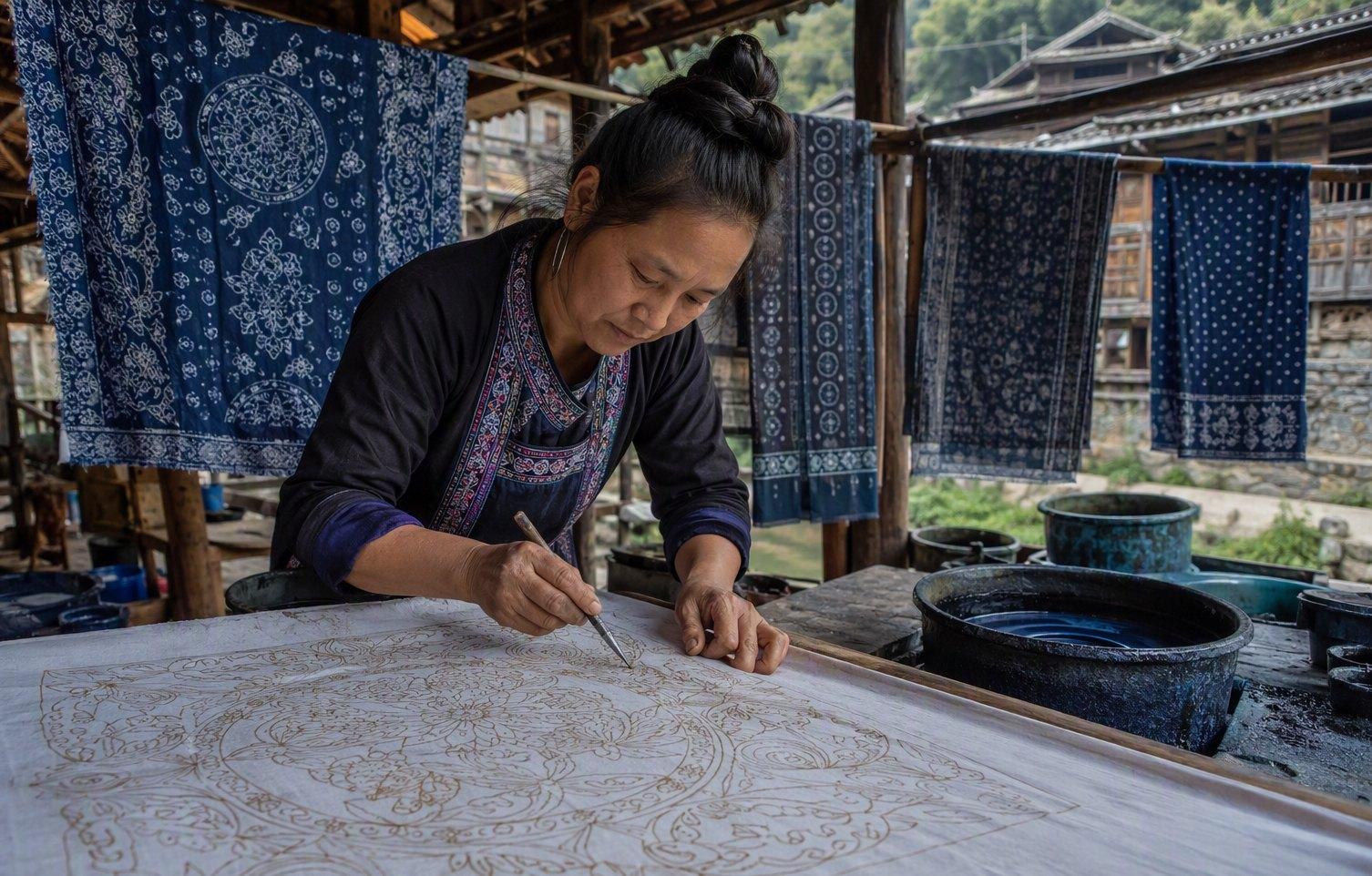 Indigo batik workshop