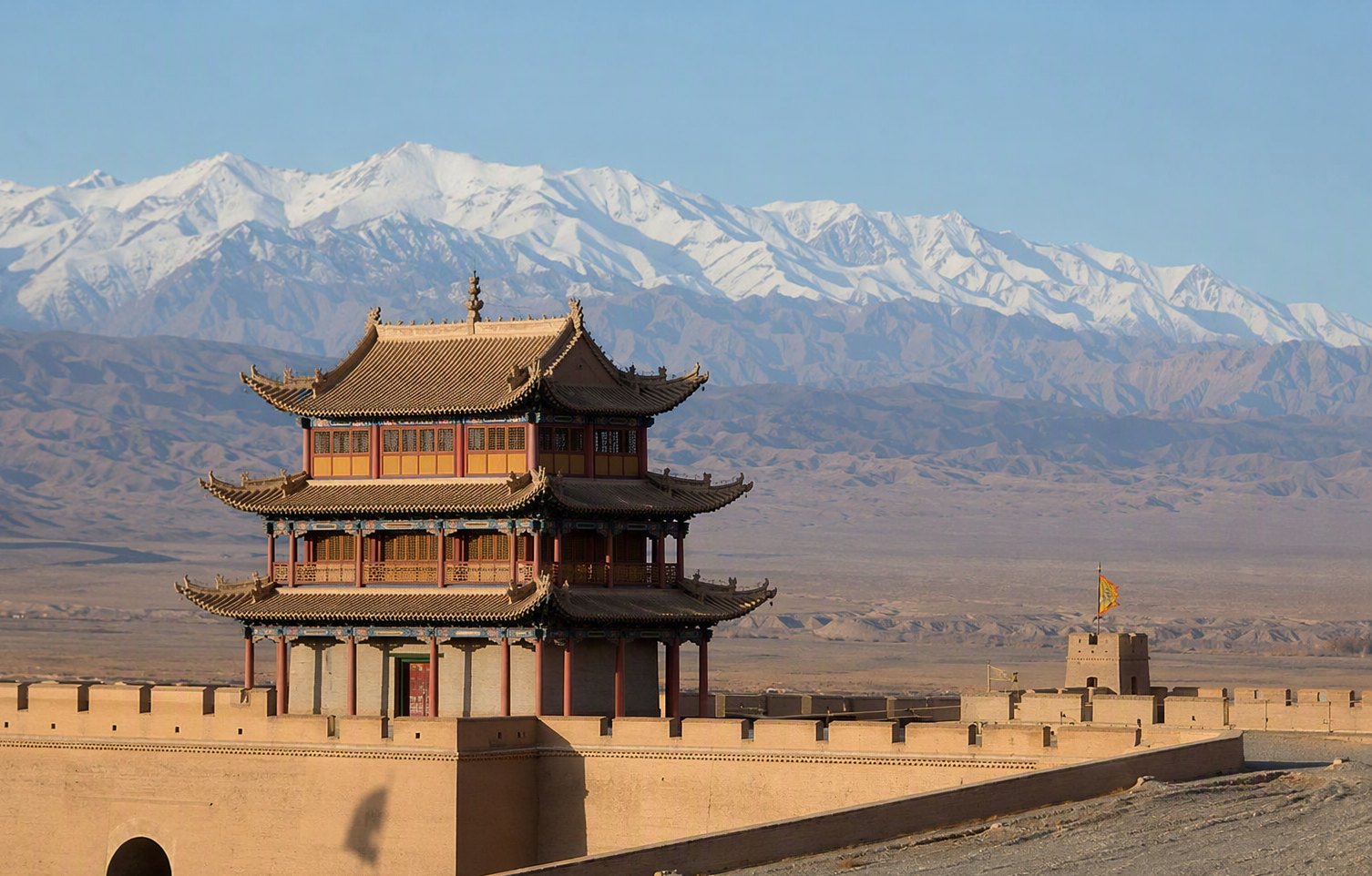 Jiayuguan, where the Great Wall ends