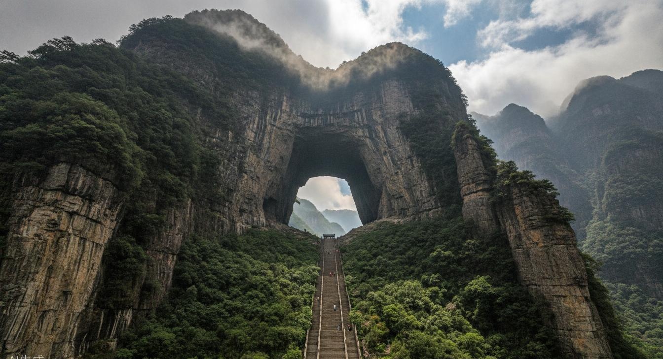Heaven's Gate — 999 steps lead to the world's highest natural arch