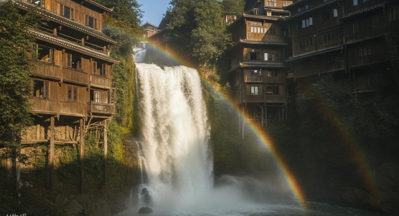 The Waterfall — where the town ends and the river of light begins